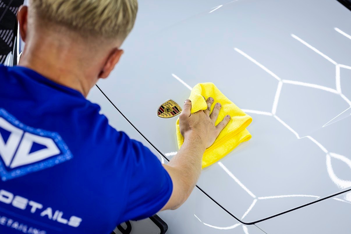 Professional car detailing work